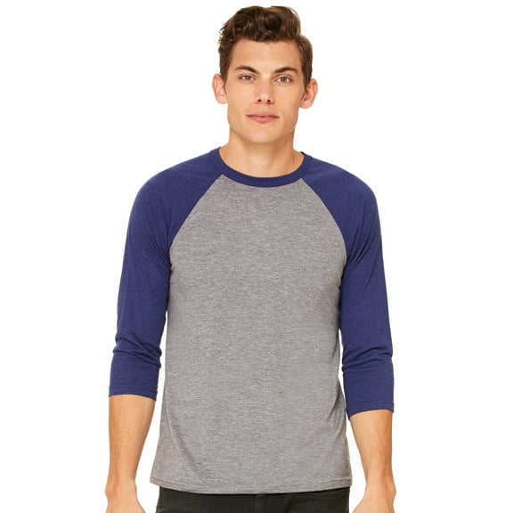 Bella + Canvas Unisex Jersey 3/4 Sleeve Baseball T-Shirt - C3200