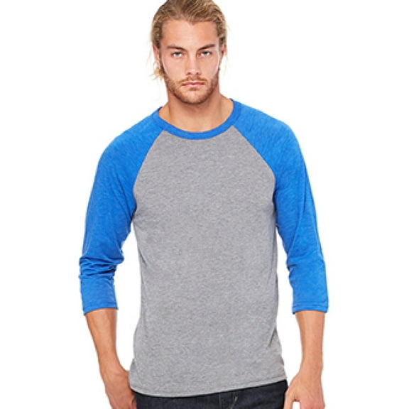 Bella Canvas Unisex Jersey 3/4 Sleeve Baseball Tee C3200