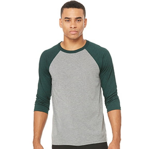 Bella Canvas Unisex Jersey 3/4 Sleeve Baseball Tee C3200