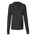 thumbnail image 1 of Bella + Canvas Unisex Jersey Long-Sleeve Hoodie - CHRCL BLCK TRBLN - 2XL, 1 of 3