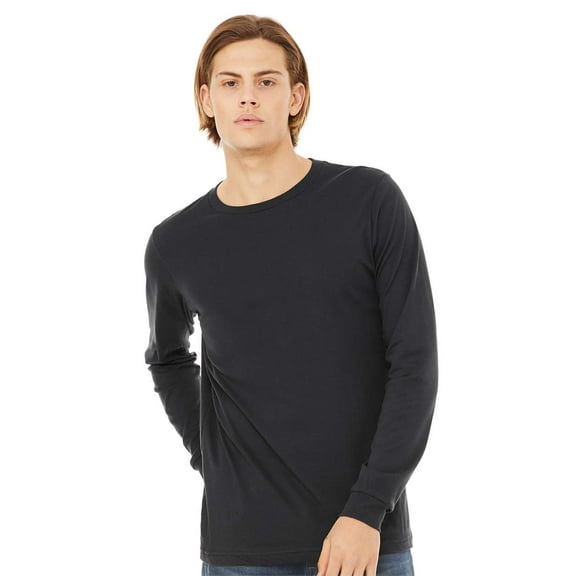 Bella   Canvas Unisex Jersey Long-Sleeve T-Shirt - DARK GREY - 3XL