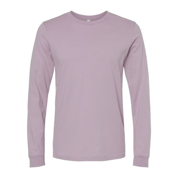 Bella Canvas Unisex Jersey Long-Sleeve T-Shirt - Light Violet - X-Large