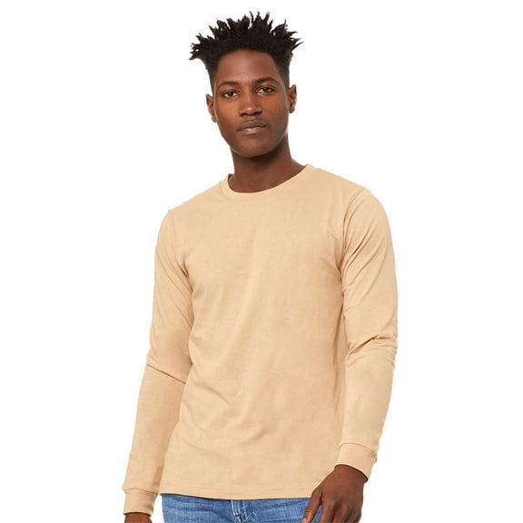 Bella Canvas Unisex Jersey Long-Sleeve T-Shirt - SAND DUNE - 3XL