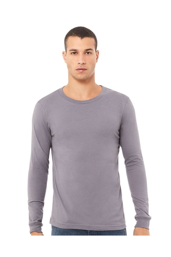 Bella + Canvas Unisex Jersey Long-Sleeve T-Shirt - STORM - 3XL