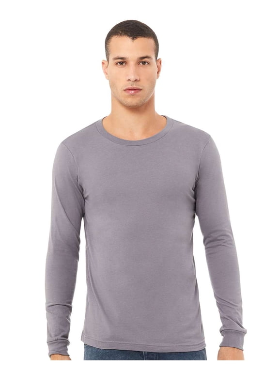Bella + Canvas Unisex Jersey Long-Sleeve T-Shirt - STORM - 3XL