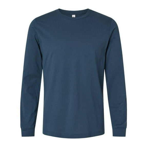 Bella + Canvas Unisex Jersey Long-Sleeve T-Shirt Vintage Navy