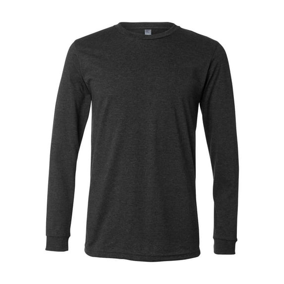 Bella + Canvas - Unisex Jersey Long Sleeve Tee - Basic T-Shirt for Women Grey Top - Daily Men's Long Sleeve T-Shirt