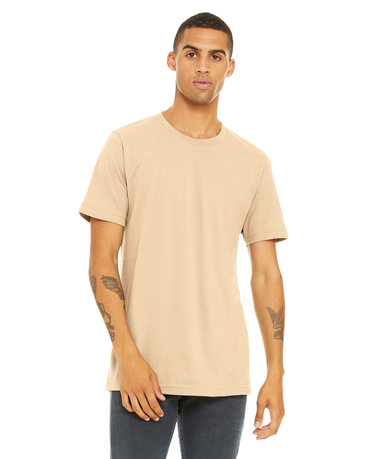Bella + Canvas Unisex Jersey Short-Sleeve T-Shirt - 3001C - Walmart.com