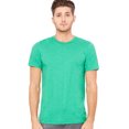 thumbnail image 1 of Bella Canvas Mens Taped Shoulders Crewneck T-Shirt, Heather Kelly, XX-Large, 1 of 2