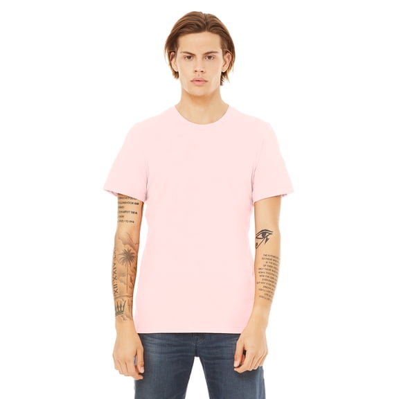 Bella + Canvas Unisex Jersey Short Sleeve Tee , 3001C , Soft Pink , XXXX-Large