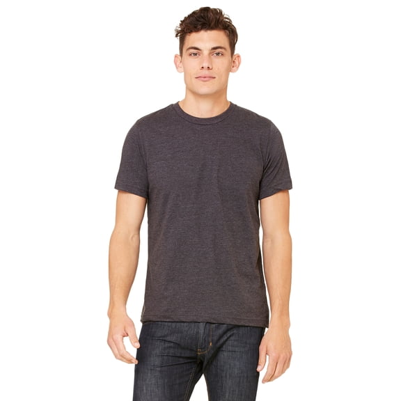 Bella + Canvas Unisex Jersey Short Sleeve Tee , 3001CVC , DRK GREY HEATHER , X-Large