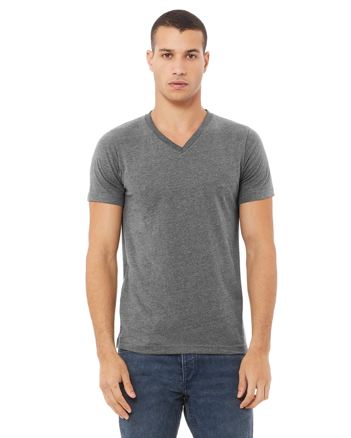 Bella + Canvas Unisex Jersey Short-Sleeve V-Neck T-Shirt - 3005 ...