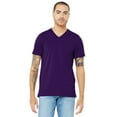 thumbnail image 1 of Bella + Canvas Unisex Jersey Short-Sleeve V-Neck T-Shirt - TEAM PURPLE - 3XL, 1 of 5