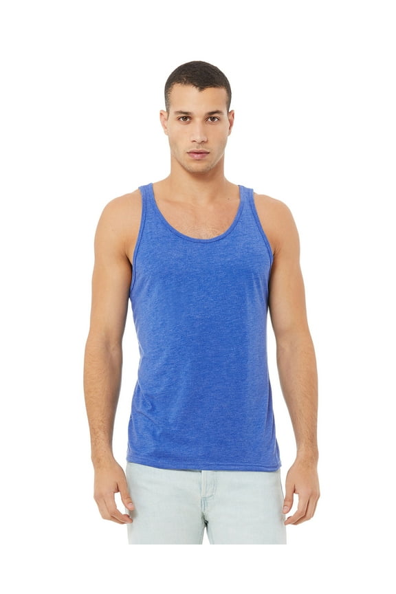 Bella + Canvas Unisex Jersey Tank , 3480 , TRUE ROYAL TRBLN , Medium