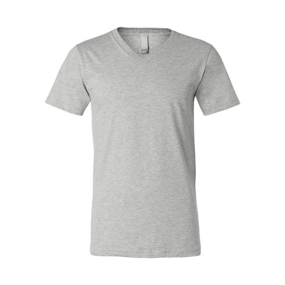 Bella + Canvas Unisex Jersey V-Neck Shirt Cotton Men Shirts Classic Womens V-Neck T-Shirts Bella Canvas Short Sleeve T-shirt Blank All Color Black Tee Shirts for Him White Shirt Grey Shirt for Her