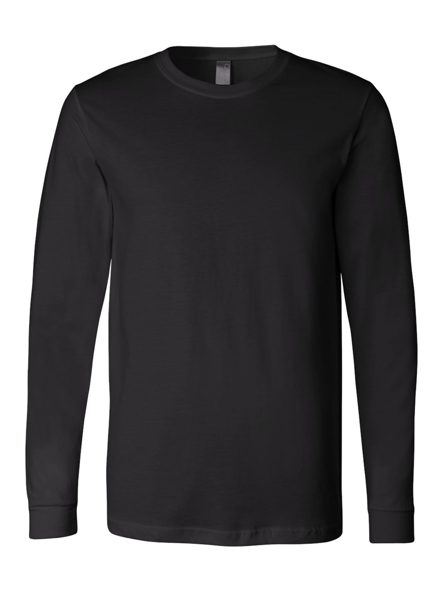 Bella + Canvas - Unisex Long Sleeve Shirt - Men Jersey Tee Black Tops -  Basic Plain Daily Comfortable Women T-Shirt