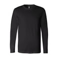 thumbnail image 1 of Bella + Canvas - Unisex Long Sleeve Shirt - Men Jersey Tee Black Tops - Basic Plain Daily Comfortable Women T-Shirt, 1 of 5