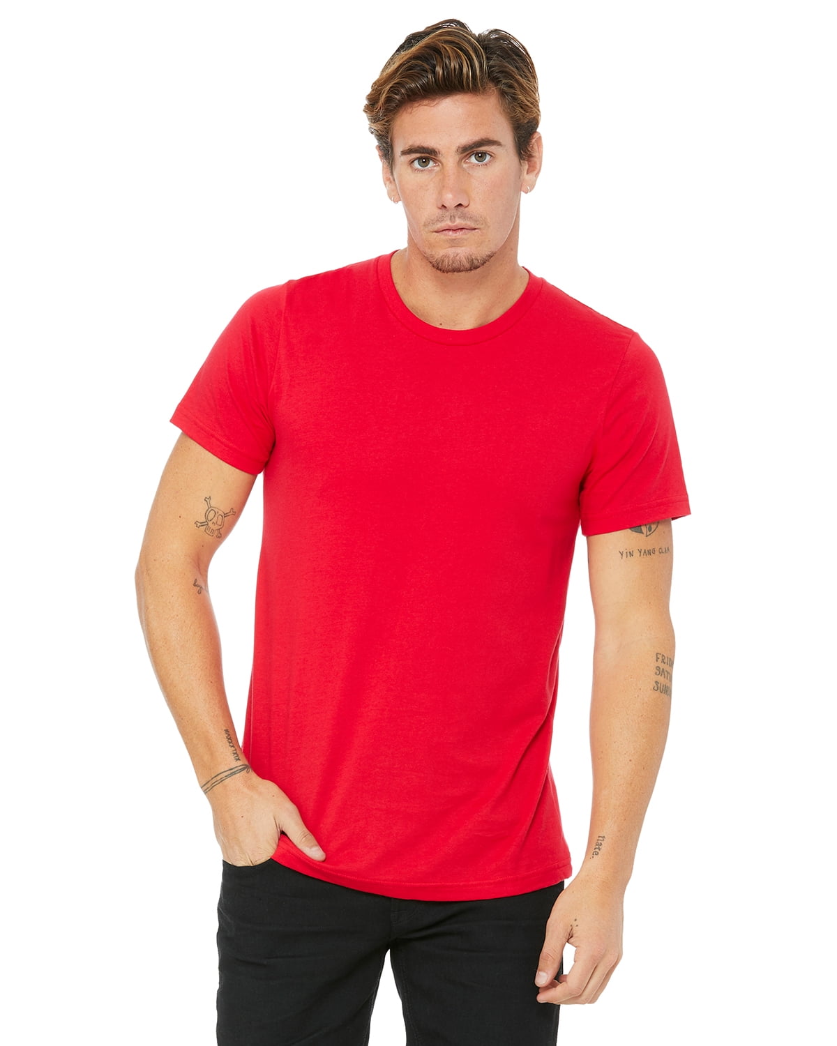 Bella + Canvas Unisex Made in the USA Jersey Short-Sleeve T-Shirt ...