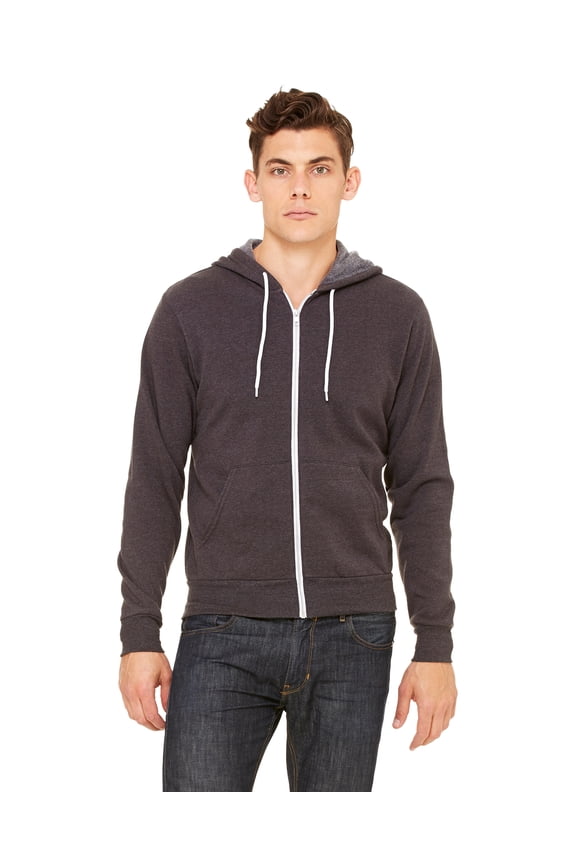 BELLA + CANVAS Sponge Fleece FullZip Hoodie 3739