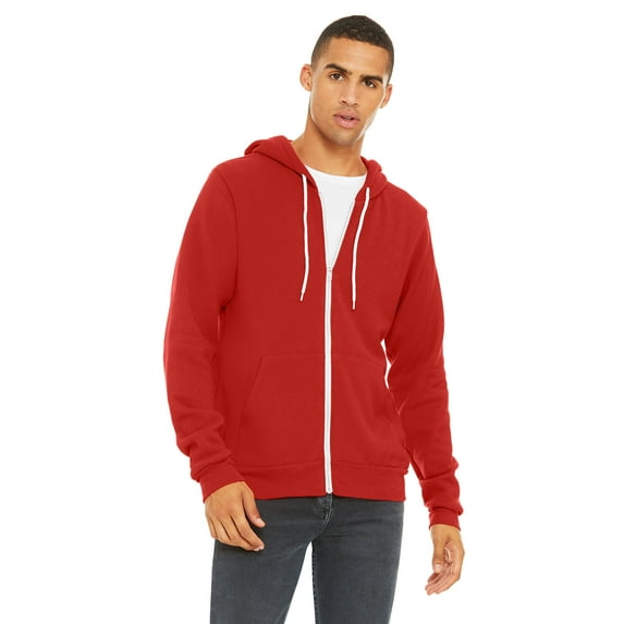 Bella + Canvas Unisex Poly-Cotton Fleece Full-Zip Hoodie - 3739