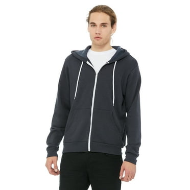 Bella + Canvas Unisex Poly-Cotton Fleece Full-Zip Hoodie - 3739