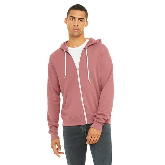 Bella + Canvas Unisex Poly-Cotton Fleece Full-Zip Hoodie - 3739