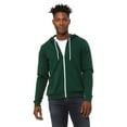 thumbnail image 1 of Bella + Canvas Unisex Poly-Cotton Sponge Fleece Full-Zip Hooded Sweatshirt, 1 of 1