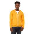 thumbnail image 1 of Bella + Canvas Unisex Poly-Cotton Sponge Fleece Full-Zip Hooded Sweatshirt, 1 of 1