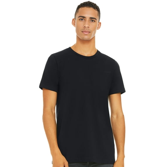 BELLA+CANVAS Adult Unisex Short Sleeve Crew T-Shirt for Crafting, Vintage Black, Large