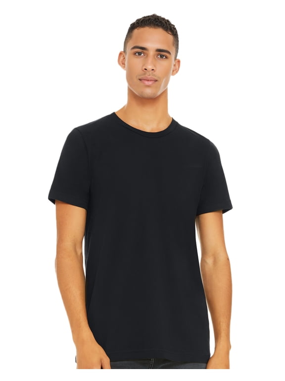Adult Unisex Short Sleeve Crew T-Shirt for Crafting, Vintage Black, Large