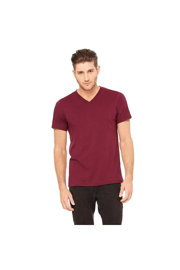 Bella + Canvas Unisex Short-Sleeve V-Neck Jersey T-Shirt 3005