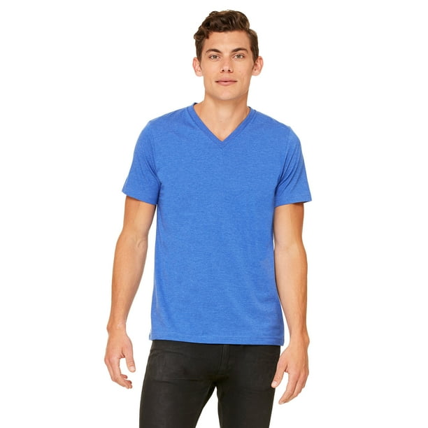 Bella + Canvas Unisex Short-Sleeve V-Neck Jersey T-Shirt 3005 - Walmart ...