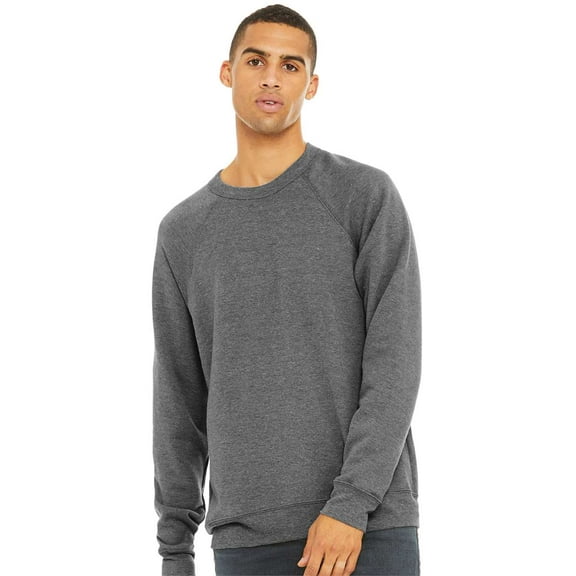 BELLA + CANVAS Sponge Fleece Raglan Crewneck Sweatshirt