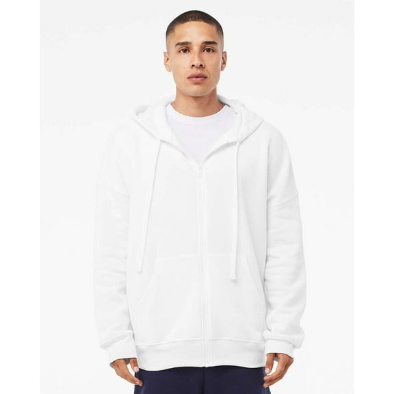BELLA   CANVAS  Sponge Fleece DTM Full-Zip Hoodie