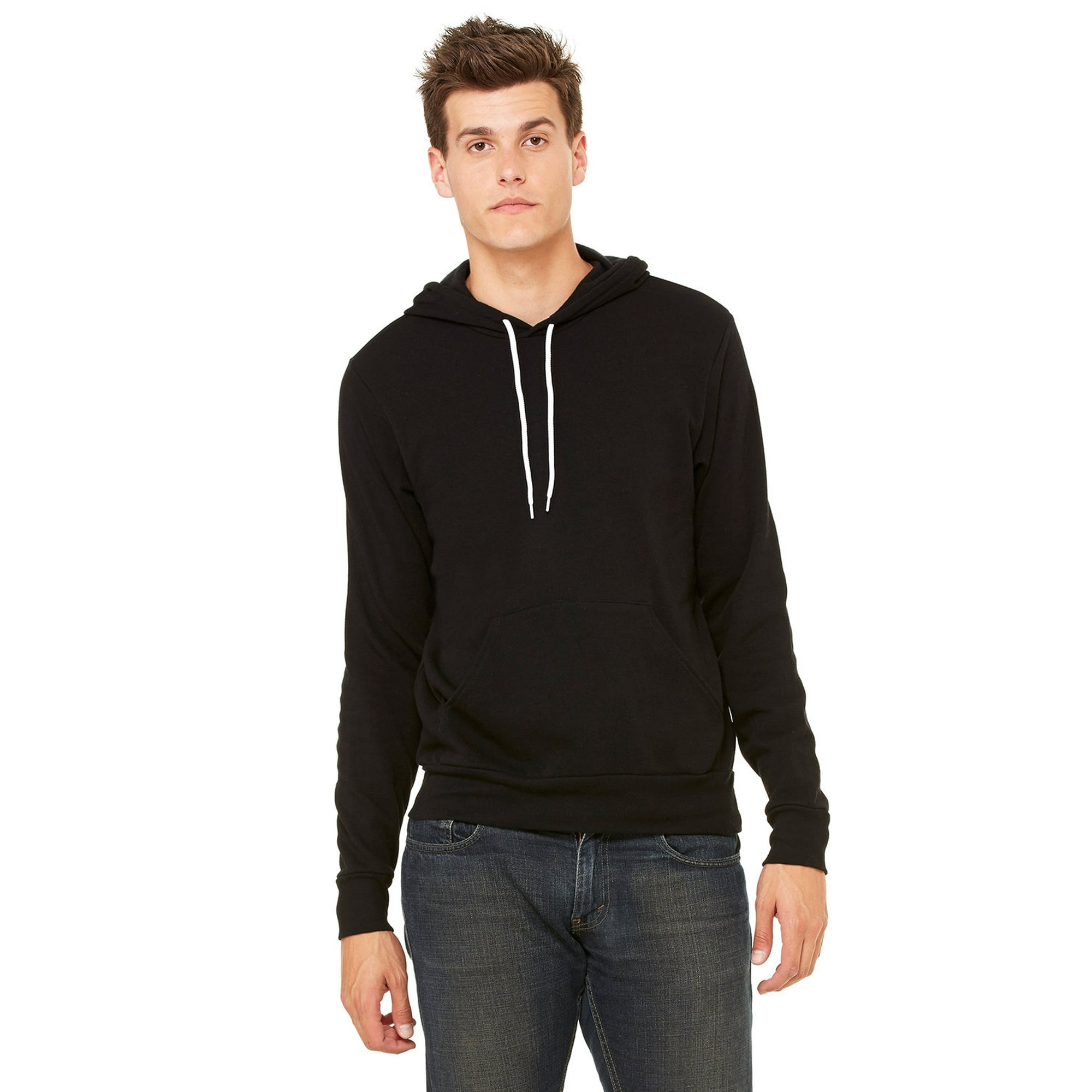 Bella + Canvas Unisex Sponge Fleece Pullover Hoodie - 3719 - Walmart.com
