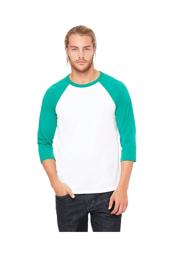 Bella + Canvas - Unisex Three-Quarter Sleeve Baseball Tee - 3200
