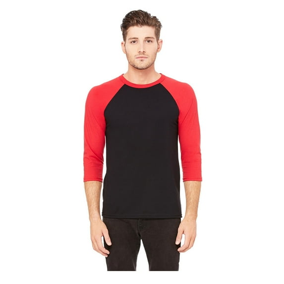 Bella + Canvas - Unisex Three-Quarter Sleeve Baseball Tee - 3200