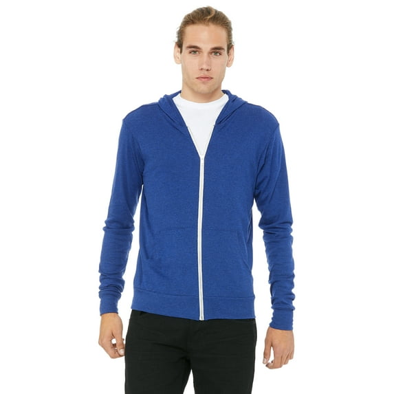 CN 3939 TRIBLND LTWGHT HOODIE (TR ROYAL TRIBLND XS)