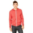 thumbnail image 1 of Bella + Canvas Unisex Triblend Full-Zip Lightweight Hoodie, 1 of 2