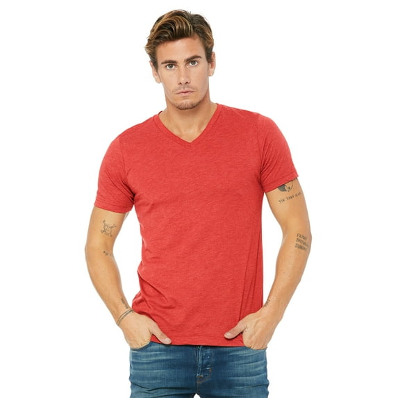 Bella + Canvas Unisex Triblend Short-Sleeve V-Neck T-Shirt - 3415C