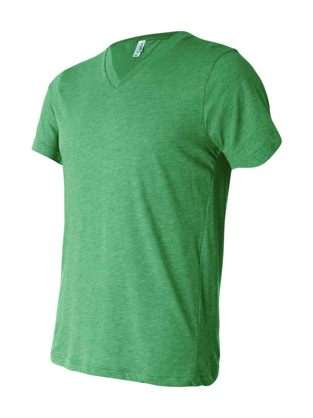 Bella + Canvas-Unisex Triblend Short-Sleeve V-Neck T-Shirt-3415C ...