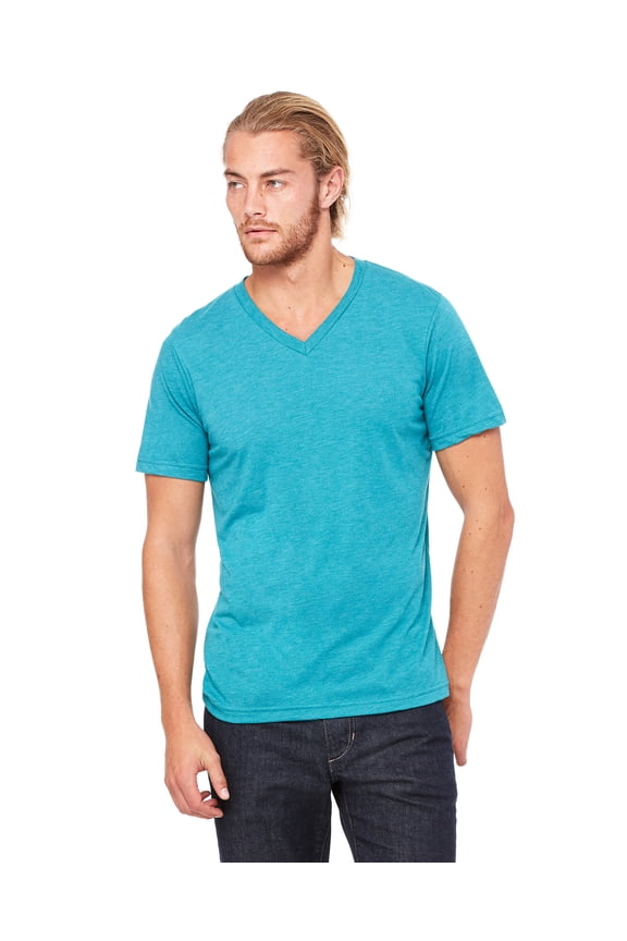 Bella + Canvas Unisex Triblend Short Sleeve V-Neck Tee