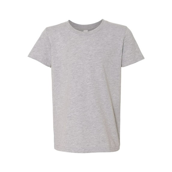 Bella + Canvas Unisex Youth Jersey Tee School Shirts for Boys Kids Shirts Bella Canvas Girls Short Sleeve T-shirt Blank All Color Black Shirts Girls White Shirt Grey Shirt
