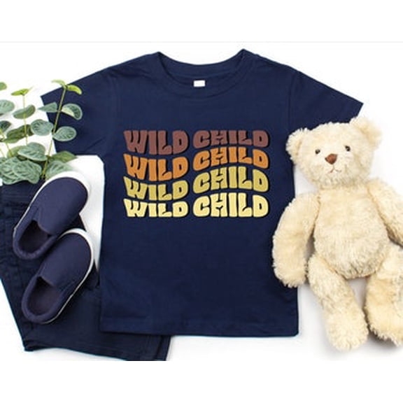 Bella Canvas Wild Child Camping Animal Kids Boho Wild Child Country Girl Wild West Toddler Shirt