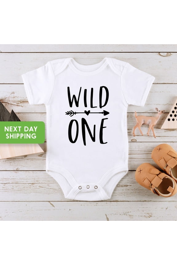 Bella Canvas Wild One 1st Birthday Shirt, One Year Old First Birthday, Wild Arrow