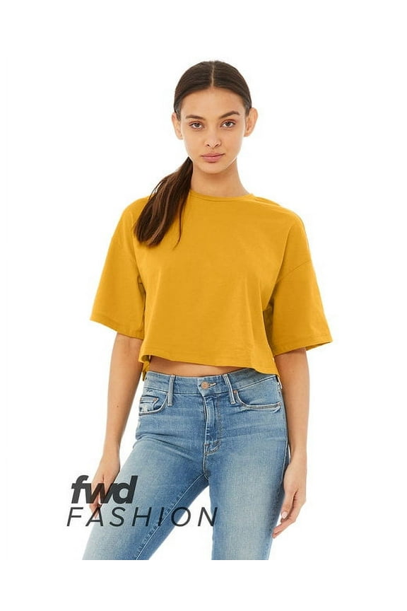 BELLA + CANVAS Women�'s Jersey Crop Tee