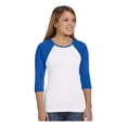thumbnail image 1 of Bella Canvas Women's 3/4 Sleeve Contrast Raglan T-Shirt, Style B2000, 1 of 1