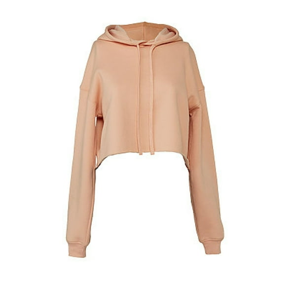 Bella   Canvas Women's Cropped Fleece Hoodie B7502