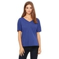thumbnail image 1 of Bella Canvas Women's Curved Bottom Slouchy Fit V-Neck T-Shirt, Style B8815, 1 of 2