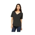 thumbnail image 1 of Bella Canvas Women's Curved Bottom Slouchy Fit V-Neck T-Shirt, Style B8815, 1 of 1